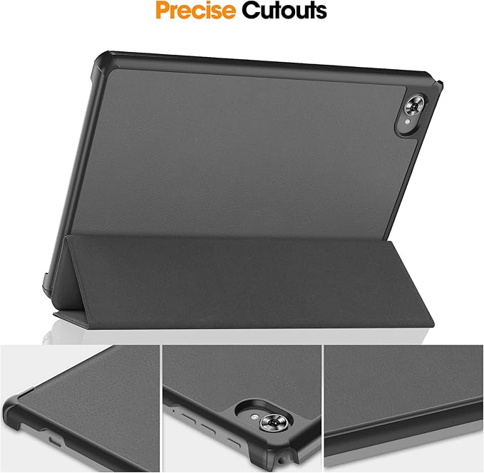 Case for TECLAST M40 Plus 2022 /P30S 10.1 inch Tablet, Folding Folio Ultra-Thin PU Leather Stand Case Cover for Teclast M40 Plus / P40HD / P30S 2022 Released Gray