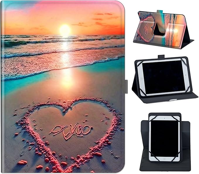Case for Lenovo Tab P11 Pro Gen 2 11.2" 2022,Mxfdegf 360 Degree Rotating Stand and Magnetic Closure Case for 11.2 inch Lenovo Tab P11 Pro 2nd Generation,Gold Orange Sand Sunset