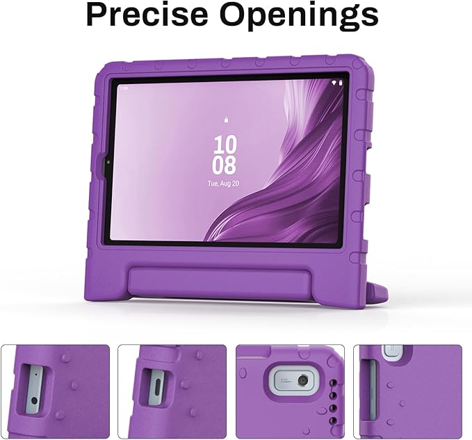 Kids Case for Lenovo Tab M9 2023 9 Inch (TB310FU / TB310XU),Light Weight Shockproof Convertible Handle Stand Kids Case Cover for Lenovo Tab M9 Tablet 9 Inch 2023 (Purple)