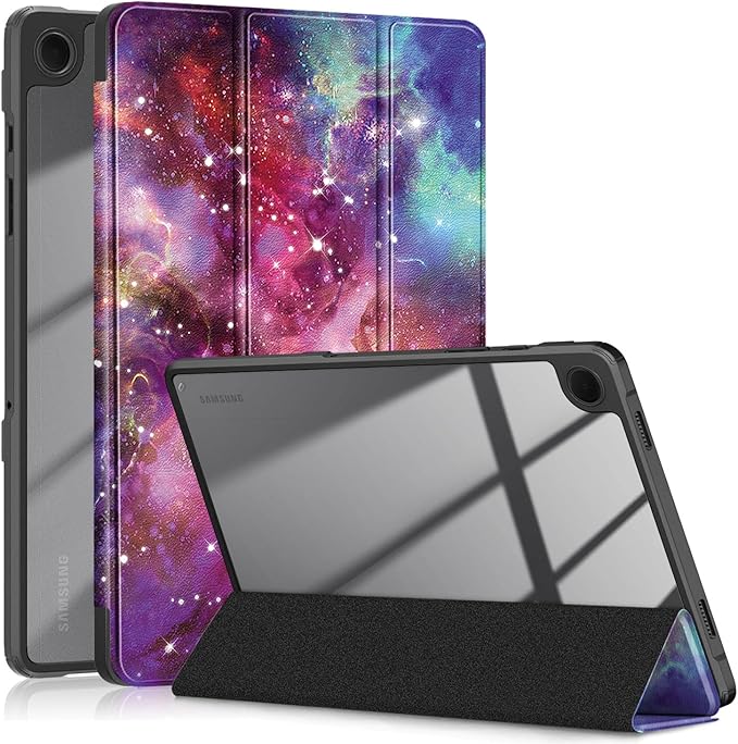 Case for Galaxy Tab A9+/A9 Plus 11 inch 2024,Shockproof Cover with Clear Transparent Back Shell Case for (SM-X210/X215/X216) Auto Wake/Sleep Function,Galaxy