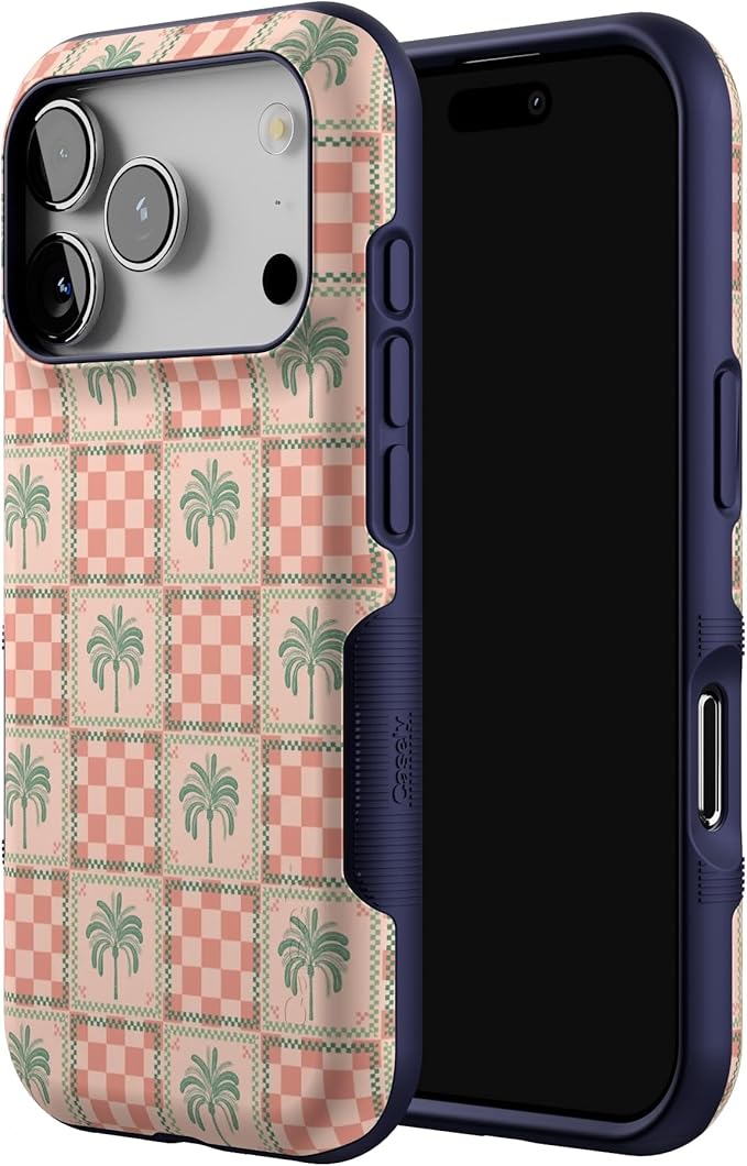 Casely iPhone 17 Pro Case | The Social Club | Palm Beach | Bold Protective Design | Compatible with MagSafe