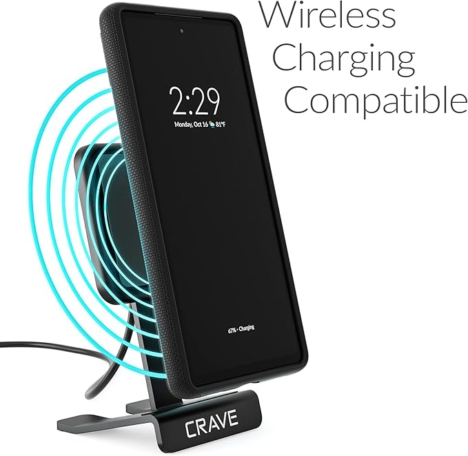 Crave Dual Guard for Google Pixel 6a Case, Shockproof Protection Dual Layer Case for Google Pixel 6a - Black