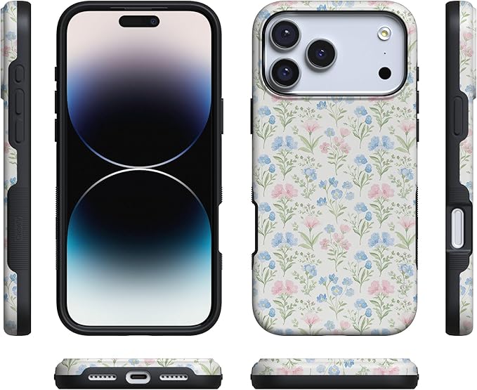 Casely iPhone 17 Pro Case | Pastel Garden | Sunday Best | Compatible with MagSafe | Bold Protective Design