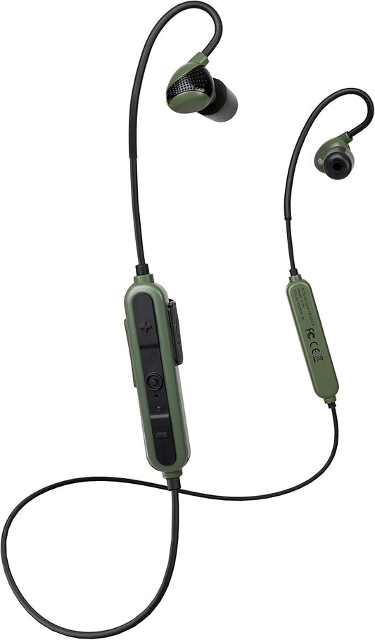 ISOtunes Sport Advance BT Shooting Earbuds: Tactical Bluetooth Hearing Protection (OD Green)