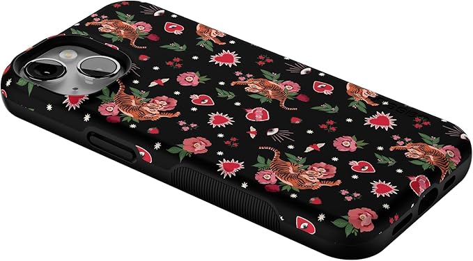 Casely iPhone 14 Case | Wild at Heart | Tiger | Compatible with MagSafe | Bold Protective Design