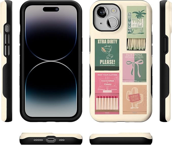 Casely iPhone 14 Case | Perfect Match | FashionPass x Casely | Compatible with MagSafe | Bold Protective Design