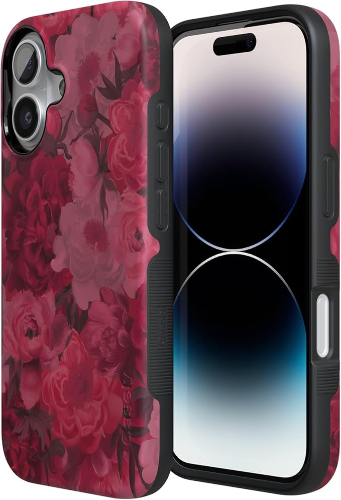 Casely iPhone 17 Case | Romance Novel | Moody Floral | Compatible with MagSafe | Bold Protective Design