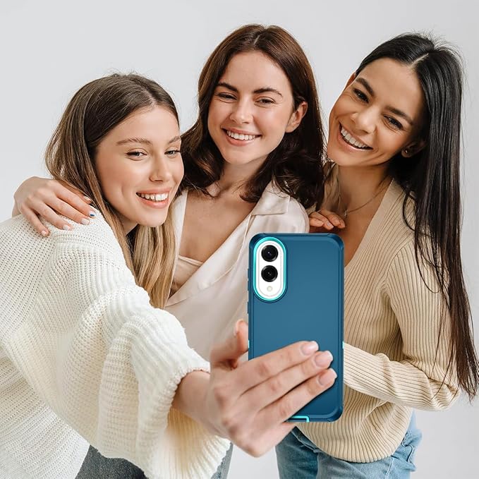 for Samsung Galaxy S25 Edge Case Heavy Duty Protective Shockproof Dropproof 3-Layer Full Body Protection [Without Screen Protector] Tough Rugged Case for Galaxy S25 Edge,Turquoise