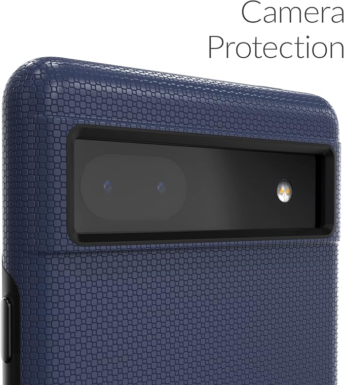 Crave Dual Guard Case for Google Pixel 6a, Shockproof Protection, Navy - Polycarbonate, TPU, Rubber