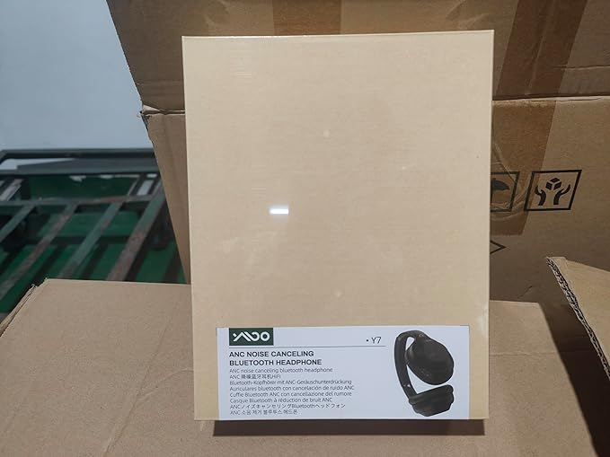 YMOO Bluetooth 5.3 Hybrid Active Noise Cancelling Headphones for Airplane Travel, Wired and Wireless ANC Headphones, 80H Playtime Over Ear Headphone, Low Latency Bluetooth Headset with Mic for Adults