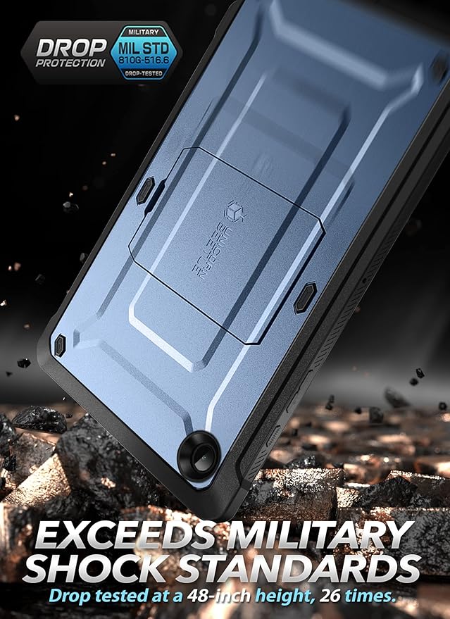 SUPCASE for Galaxy Tab A8 Case with Stand (Unicorn Beetle Pro), [Built-in Screen Protector] Full-Body Rugged Shockproof Heavy Duty Protective Tablet Case for Samsung Galaxy Tab A8 10.5 Inch, Tilt