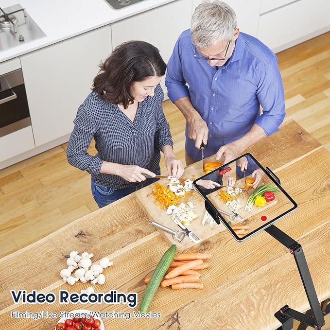 Tablet Stand Holder for ipad,Portable Monitor Stand Holder 15.6'',16'',Desk Mount with 360°Rotate Base,Fits for 4.7-16" Phone,Kindle,Fire HD,Nintendo Switch