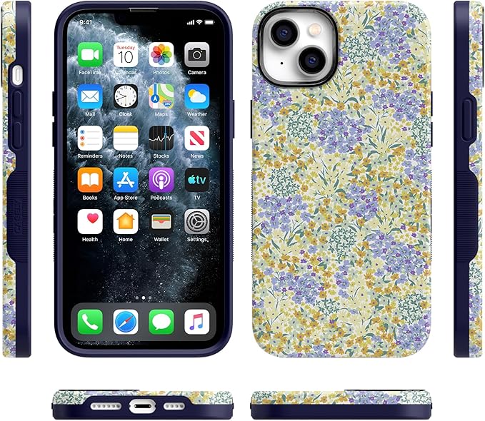 Casely iPhone 14 Case | Dream Garden | Cottagecore | Compatible with MagSafe | Bold Protective Design