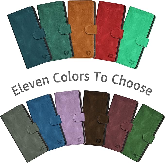 SUANPOT for Samsung Galaxy S23 5G Wallet case with RFID Blocking Credit Card Holder,Flip Book PU Leather Protective Cover Women Men for Samsung S23 Phone case Light Coffee