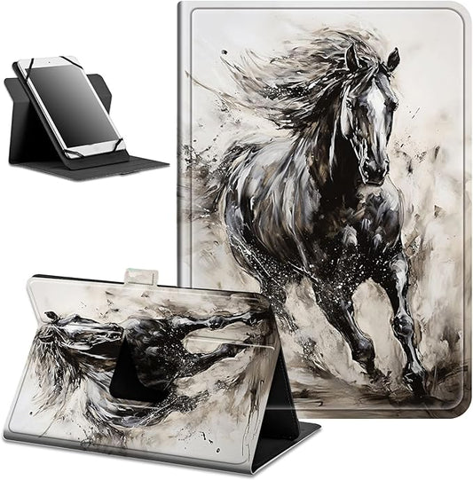 for Walmart Onn 10.4" Tablet Pro 2023 (Model:100110603) Case Dluggs 360 Degree Rotating Smart Protective Stand Cover for Walmart Onn 10.4 Inch Pro Tablet-Galloping Horse