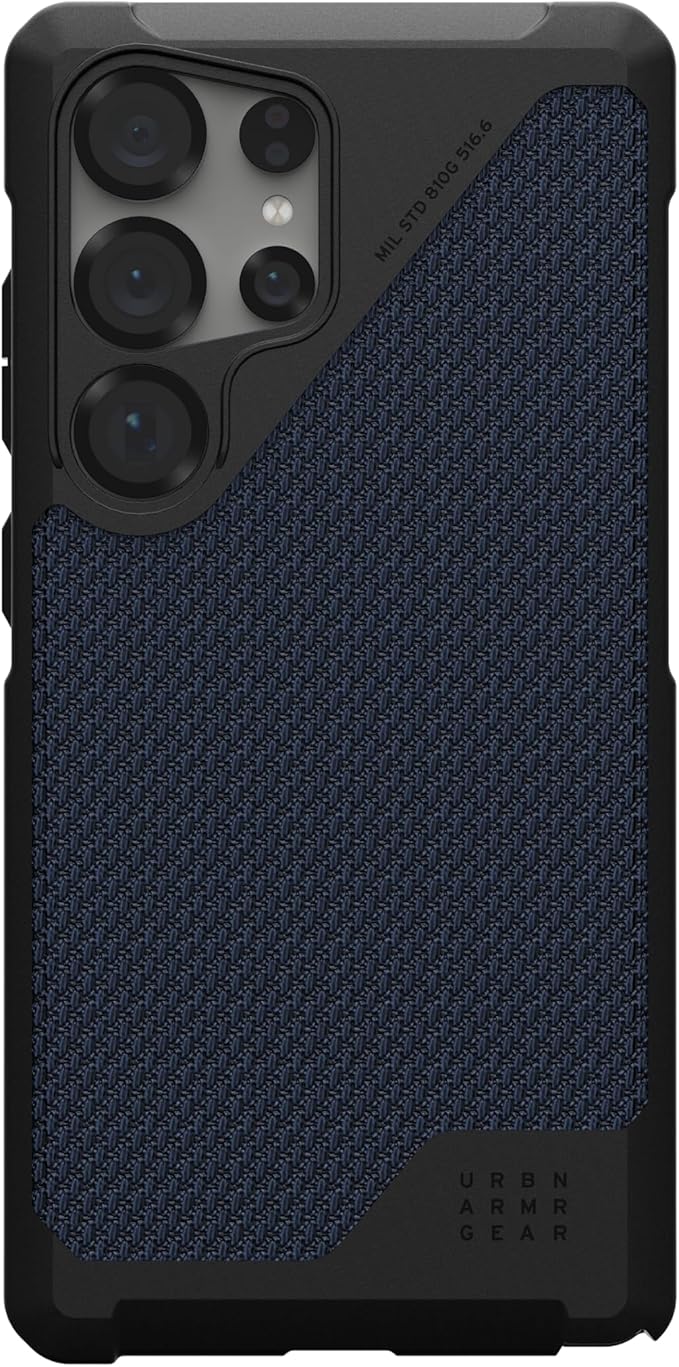 URBAN ARMOR GEAR UAG Designed for Samsung Galaxy S25 Ultra Case 6.9" Metropolis LT - Compatible with Magnetic Charging Impact-Resistant Rugged Military Drop Tested Protective Cover, Kevlar Mallard