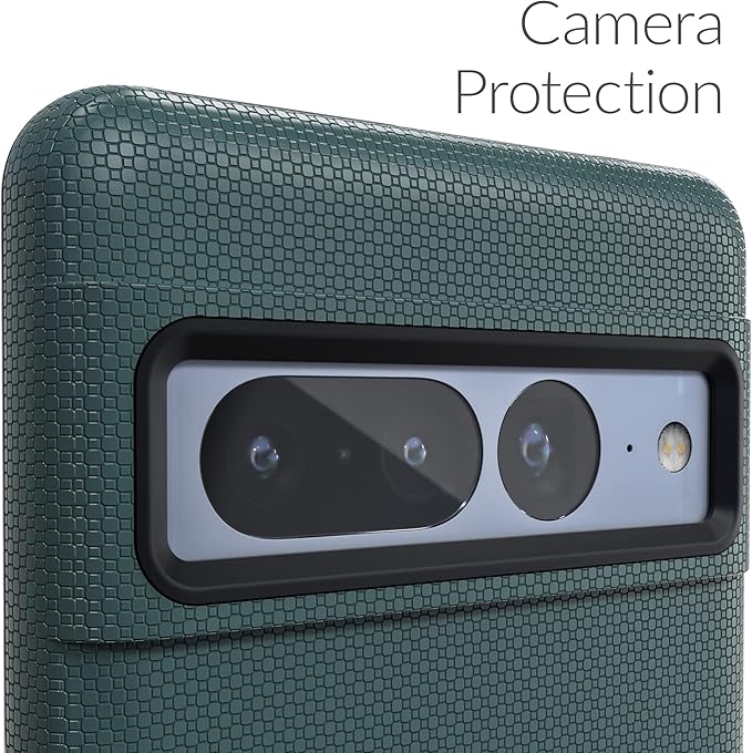 Crave Dual Guard for Google Pixel 7 Pro Case, Shockproof Protection Dual Layer Case for Google Pixel 7 Pro - Forest Green