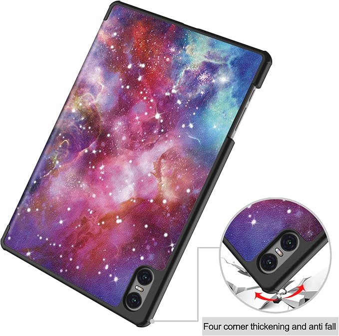Case for TECLAST T50 Pro 11 inch Tablet, Folding Folio Ultra-Thin PU Leather Stand Case Cover for Teclast T50 Pro Outer Space