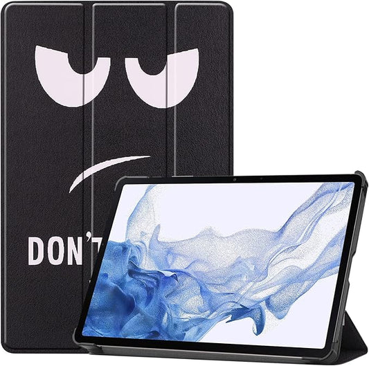 Smart Case for Galaxy Tab S9, Ratesell Lightweight Trifold Stand Smart Case Cover with Auto Wake/Sleep for Samsung Galaxy Tab S9 SM-X710 / X715 / X718 Don't Touch Me