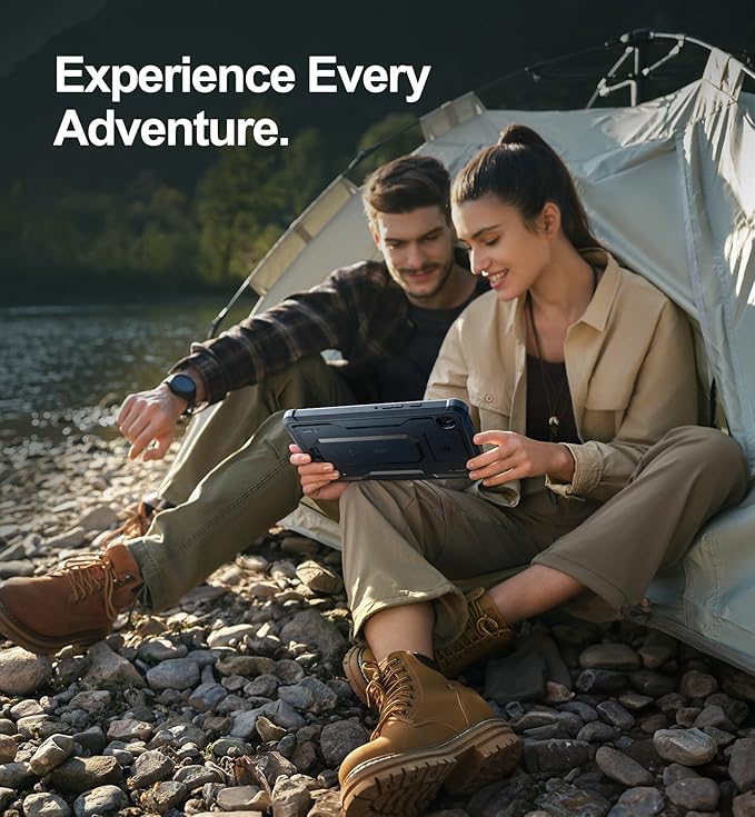 Dexnor Case for Samsung Galaxy Tab A9 8.7 Inch 2023, [Built in Screen Protector & Kickstand] Heavy Duty Shockproof Full Body Protective Cover for Galaxy Tab A9 Case-Blue