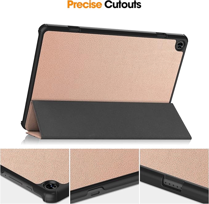 Case for TECLAST T50 11.0 inch Tablet, Folding Folio Ultra-Thin PU Leather Stand Case Cover for TECLAST T50 11.0 inch Rose Gold