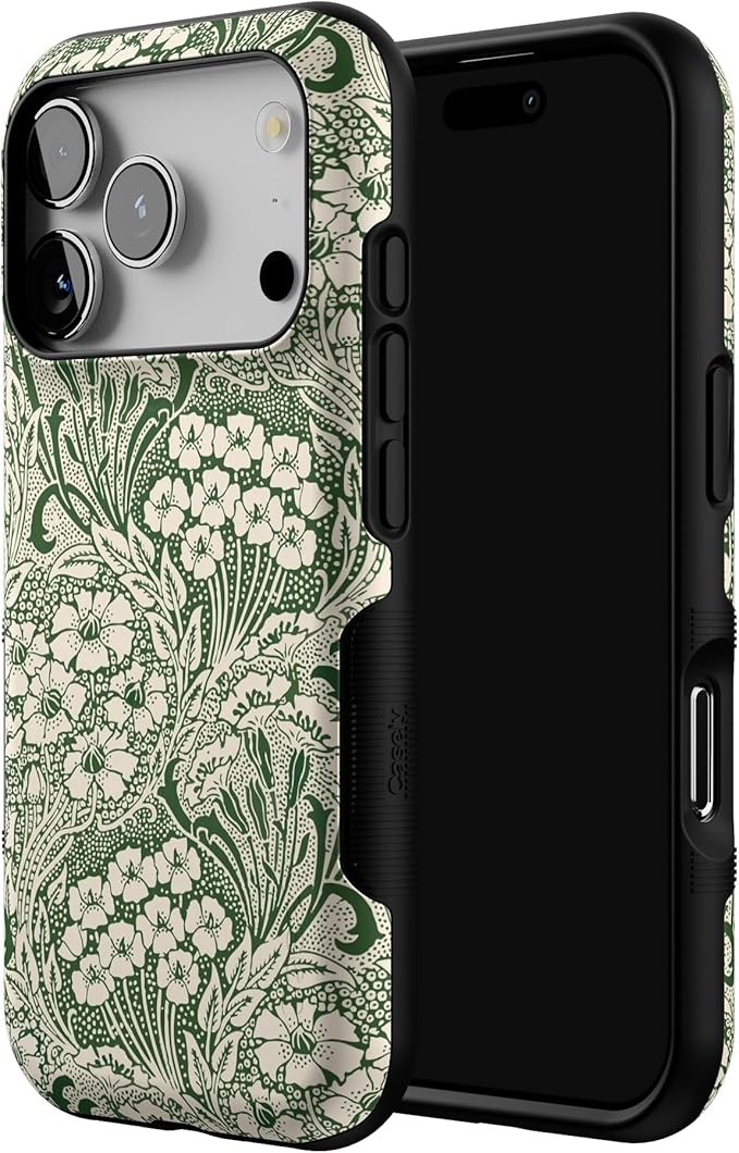 Casely iPhone 17 Pro Case | Mystic Meadow | Green Gardens | Bold Protective Design | Compatible with MagSafe