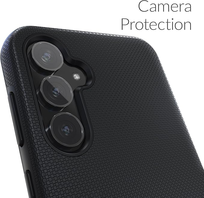 Crave Dual Guard Compatible with Samsung Galaxy S23 FE Case - Shockproof Protection with Dual Layer Design, Black