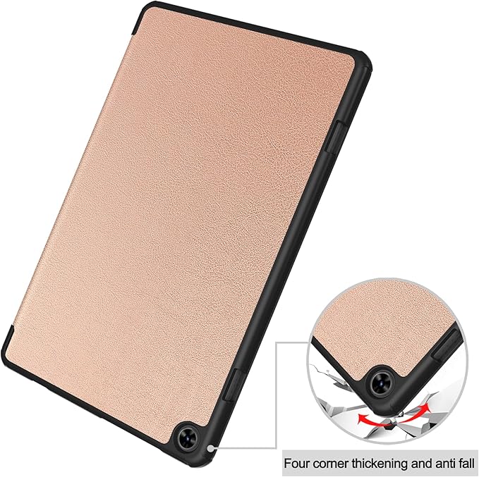 Case for TECLAST T50 11.0 inch Tablet, Folding Folio Ultra-Thin PU Leather Stand Case Cover for TECLAST T50 11.0 inch Rose Gold