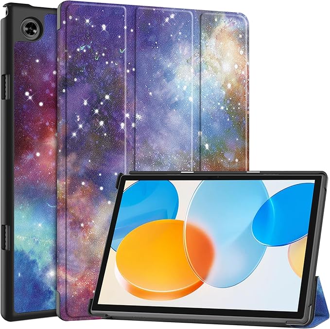 Case for TECLAST M40 Pro 10.1 inch Tablet, Folding Folio Ultra-Thin PU Leather Stand Case Cover for TECLAST / P20HD / P20S Outer Space