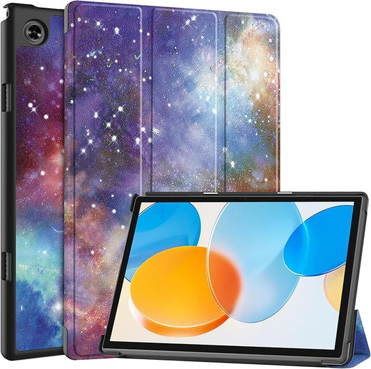 Case for TECLAST M40 Pro 10.1 inch Tablet, Folding Folio Ultra-Thin PU Leather Stand Case Cover for TECLAST / P20HD / P20S Outer Space