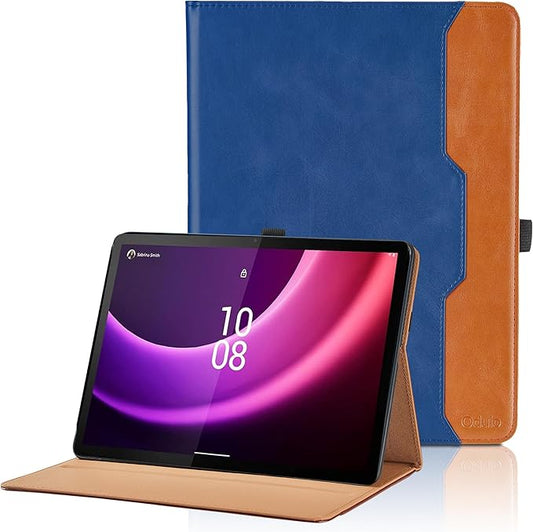 Case for Lenovo Tab P11 Gen 2 11.5 Inch 2023 (TB350FU/TB350XU) - PU Leather Business Folio Case with Pocket, Multi-Angle Viewing for Lenovo Tab P11 2nd Gen Tablet Cover, Blue