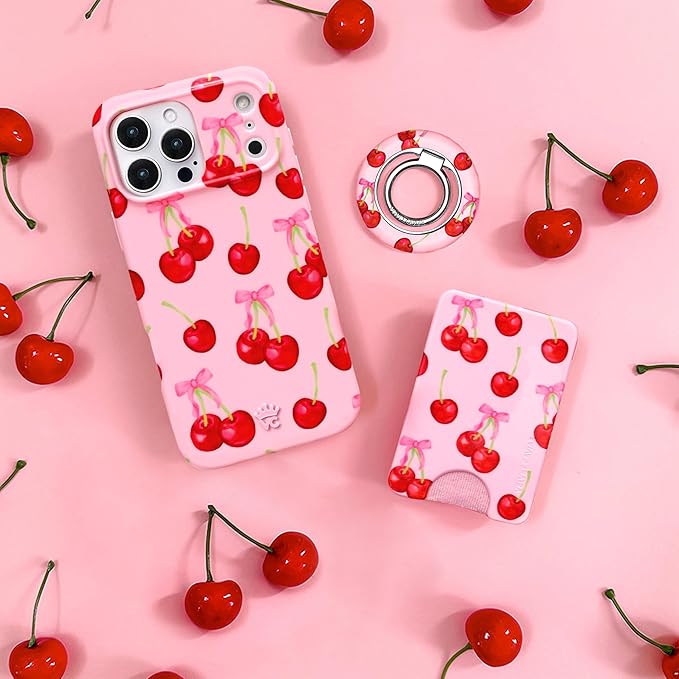 VELVET CAVIAR Case for iPhone 17 Air | Compatible with MagSafe | 10ft Drop Tested | Protective Designer Cases | Sweet Cherry