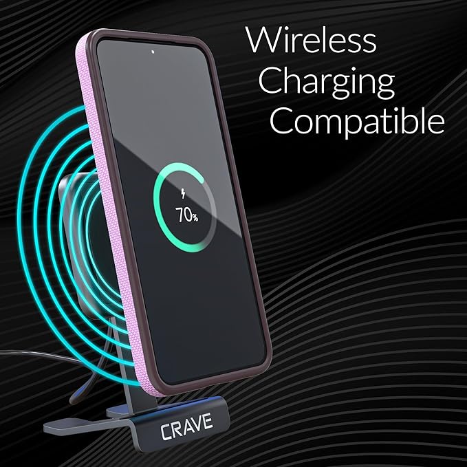 Crave Dual Guard Compatible with Samsung Galaxy S25 Case, Shockproof Protection Dual Layer Case for Samsung Galaxy S25 - Lilac