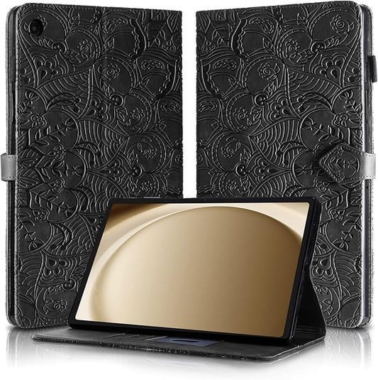 Case for Samsung Galaxy Tab A9 Plus 11 Inch 2023 Tablet Cover PU Leather Magnetic Closure Protective Card Slots Wallet for Samsung Galaxy Tab A9 Plus 11 Inch 2023 Black