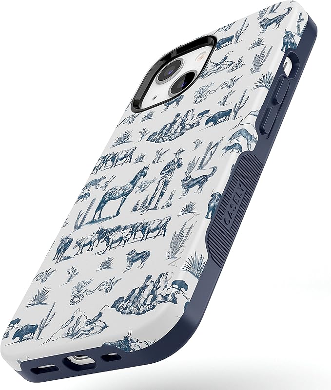 Casely iPhone 14 Case | Wild West Adventure | Desert Western | Compatible with MagSafe | Bold Protective Design