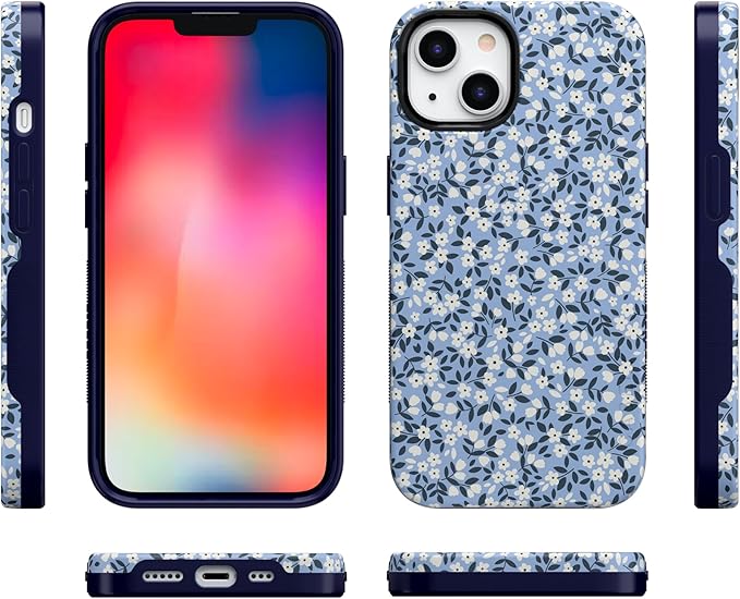 Casely iPhone 14 Case | Picking Daisies | Cottagecore | Compatible with MagSafe | Bold Protective Design