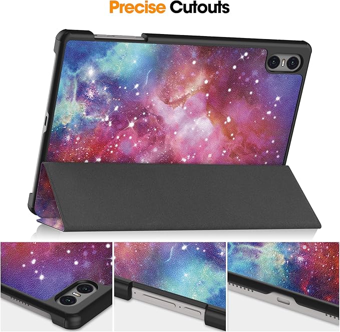Case for TECLAST T50 Pro 11 inch Tablet, Folding Folio Ultra-Thin PU Leather Stand Case Cover for Teclast T50 Pro Outer Space