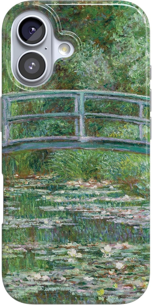 Casely iPhone 17 Case | Monet's Bridge | The Met Museum | Compatible with MagSafe | Classic Ultra Slim Design