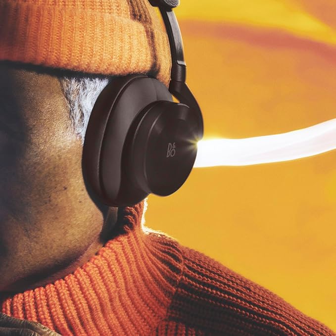 Bang & Olufsen Beoplay H95 Premium Comfortable Wireless Active Noise Cancelling (ANC) Over-Ear Headphones with 38 Hours Battery Life and Protective Carrying Case, Chestnut