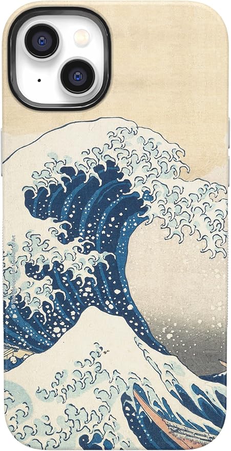 Casely iPhone 14 Case | The Great Wave | The Met Museum | Compatible with MagSafe | Bold Protective Design