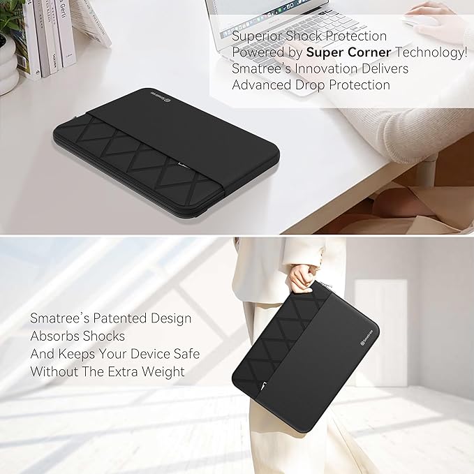 Smatree 13.8 inch Laptop Sleeve for Microsoft Surface Laptop2024/Surface Laptop for Business Copilot+PC, Case with Accessory Pocket, YKK Zipper (E437)