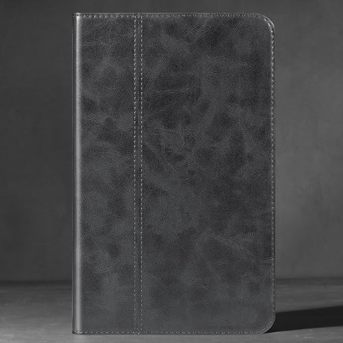 for Samsung Galaxy Tab A 10.1 inch Case 2019 Model(SM-T510/T515/T517) Genuine Leather Cover Protective Shell.Black