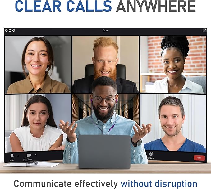 LUDOS OMNITONE USB C Headphones for iPhone 16 15 Pro Max Plus iPad Pro, 5 Years Warranty, USB-C Earbuds for Samsung Galaxy S24 S23 S22 S21 S20 A55 A54 A53, USB Type C Earphones - Purple