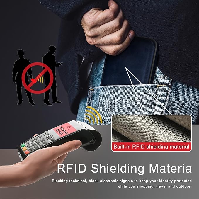 DJDUCK Designed for Samsung Galaxy S25 Case Wallet with Card Holder, [Magnetic Clasp Cover] [RFID Blocking Leather Protection] Shockproof Women Men Cases for Samsung S25 Dark Blue