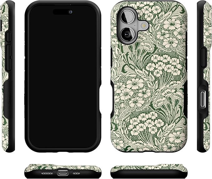 Casely iPhone 17 Case | Mystic Meadow | Green Gardens | Bold Protective Design | Compatible with MagSafe