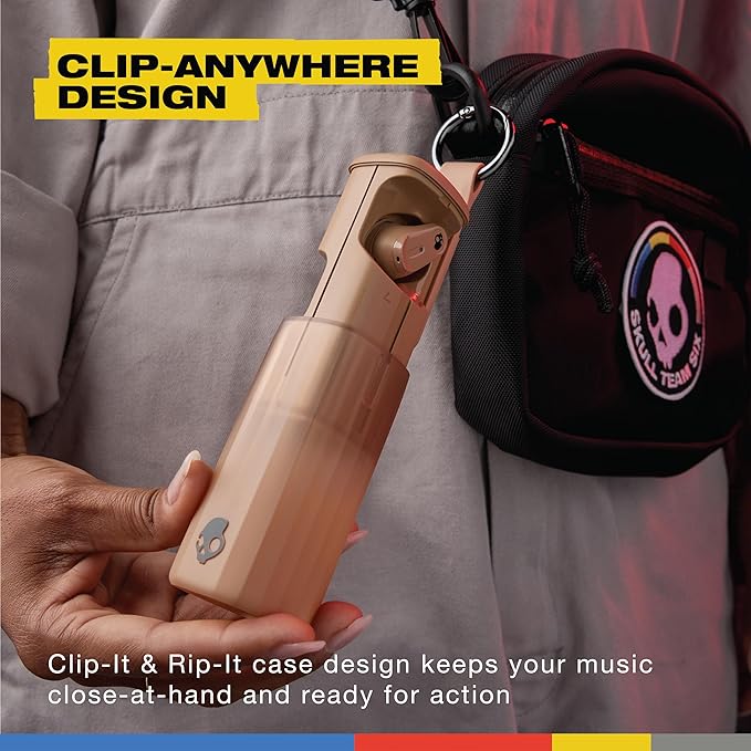 Skullcandy Method 360 ANC Wireless Earbuds, Sound by Bose, Bluetooth Headphones, Premium Noise Cancelling, Up to 40 Hrs Battery, Sweat and Water Resistant, Microphone for iPhone Android - Primer