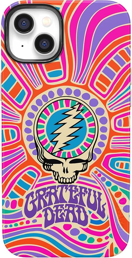 Casely iPhone 14 Case | Art of Chaos | Grateful Dead Skull | Compatible with MagSafe | Bold Protective Design