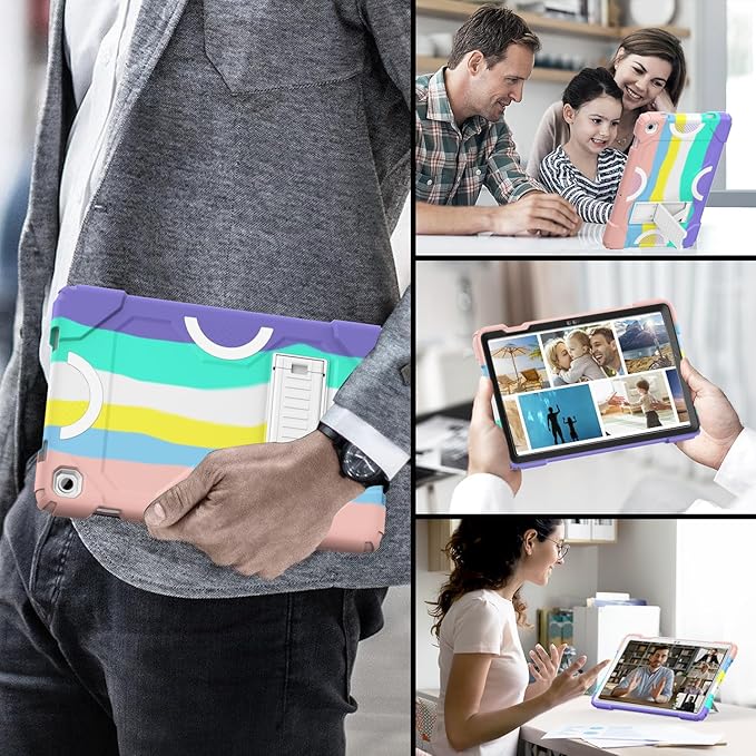 Case for Samsung Galaxy Tab A9+ 11 Inch 2023 Model (X210/X216/X218), Heavy Duty Shockproof Rugged Protective Case for Galaxy Tab A9 Plus Tablet (Camouflage+White)