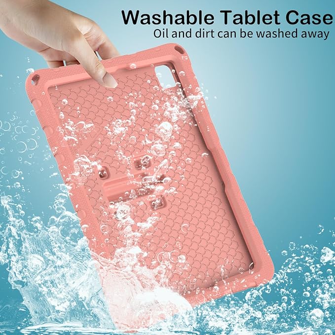 for Samsung Galaxy Tab A9 Plus 10.95" (2023) Case,with Butterfly Wings Kickstand,Detachable Shoulder Strap,EVA Material Light Weight Shockproof Kids Girl Tablet Case for Samsung A9+ (Pink)