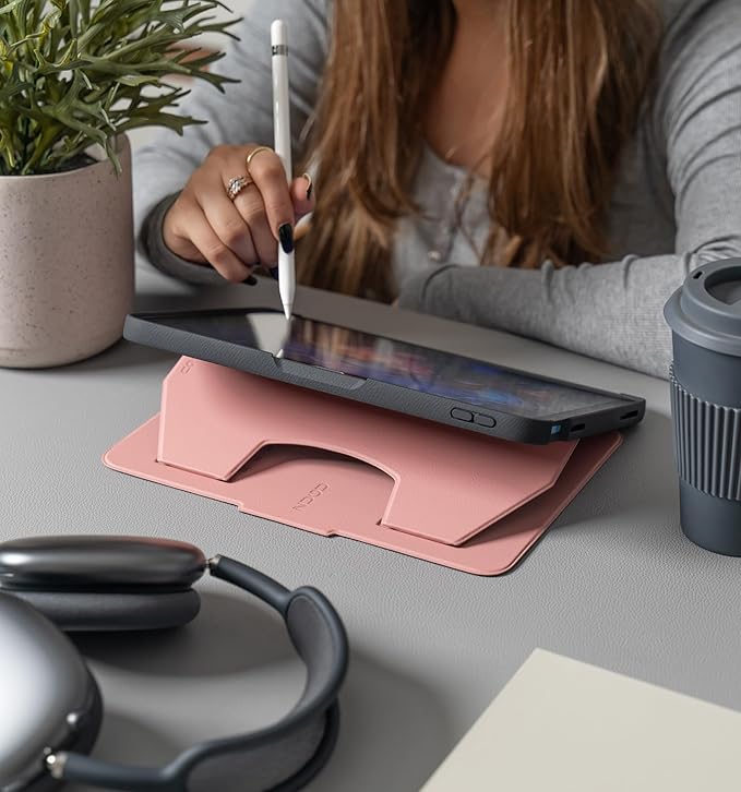 ZUGU CASE for iPad 10.9 Inch Case iPad 11th/10th Generation (A16 2025/2022), Magnetic Stand & Sleep/Wake Cover for 11th/10th Gen iPad, Model #s A3354, A3355, A3356, A2696, A2757, A2777, Desert Rose